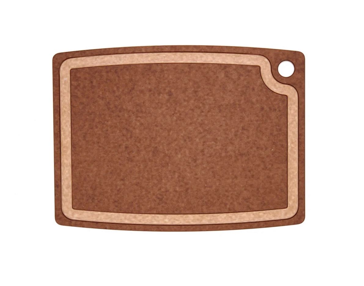 Gourmet Cutting Board, Nutmeg, 17.5 inch x 13 inch