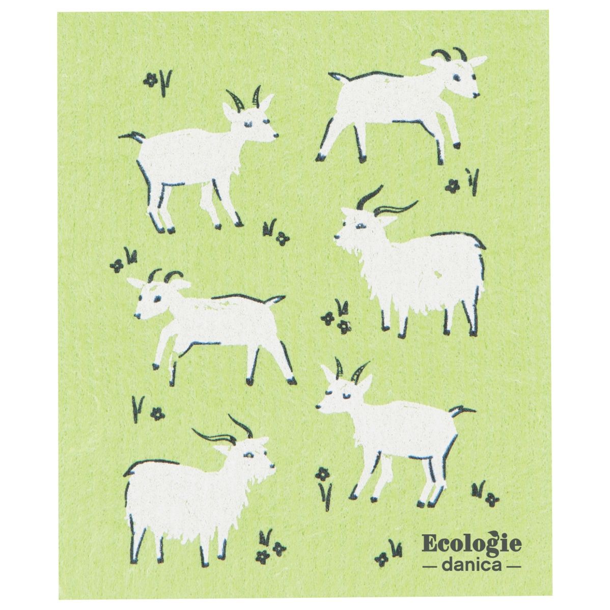 Swedish Dish Cloth, Goats