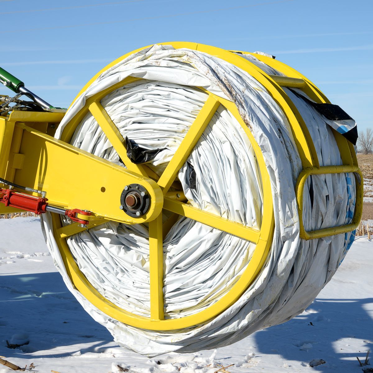 Grain Storage Bag Roller