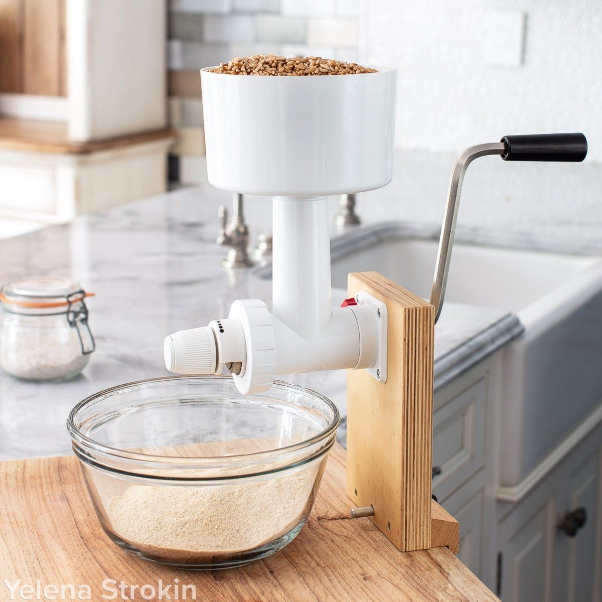 Family Grain Mill hand base grain grinder