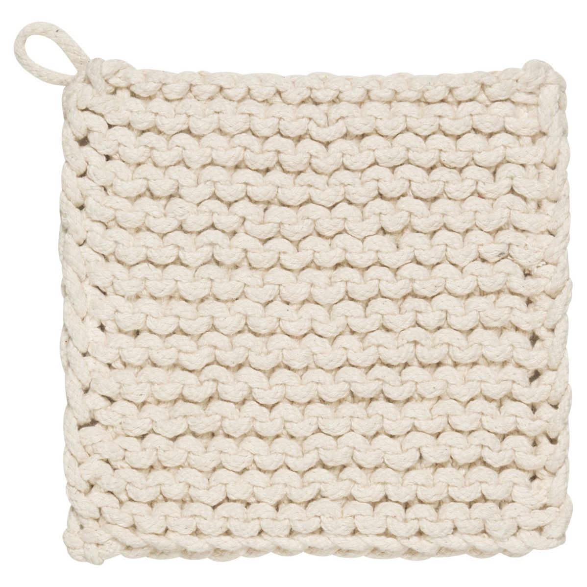 Knit Potholder, Natural FDY99