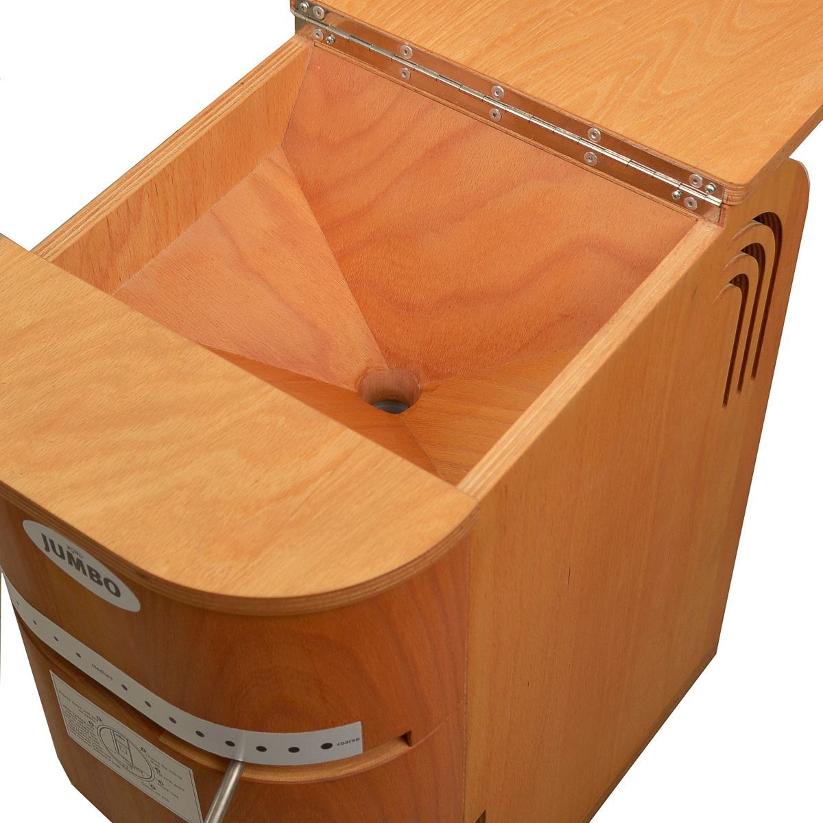 komo jumbo grain grinder commercial hopper 1200