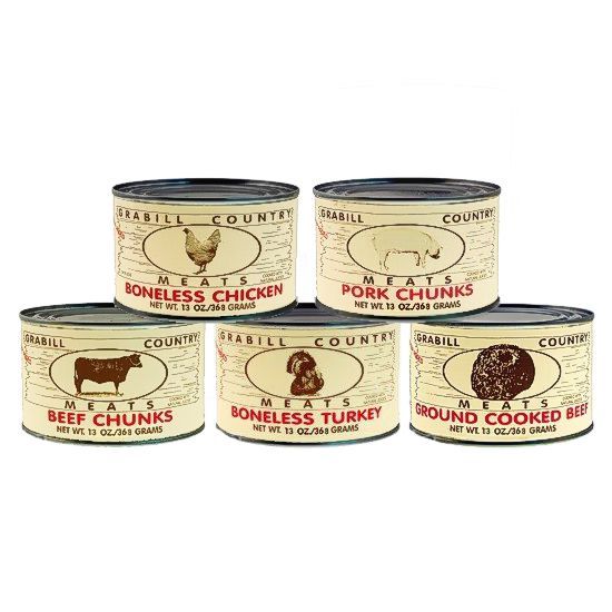 Grabill canned meat sample pack