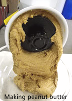 Optional peanut butter attachment for the Wonder Junior grain mill