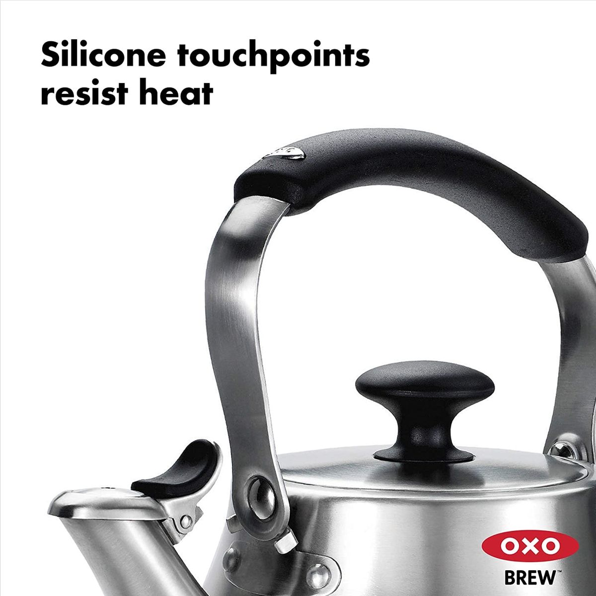 OXO Classic Tea Kettle, Brushed Stainless