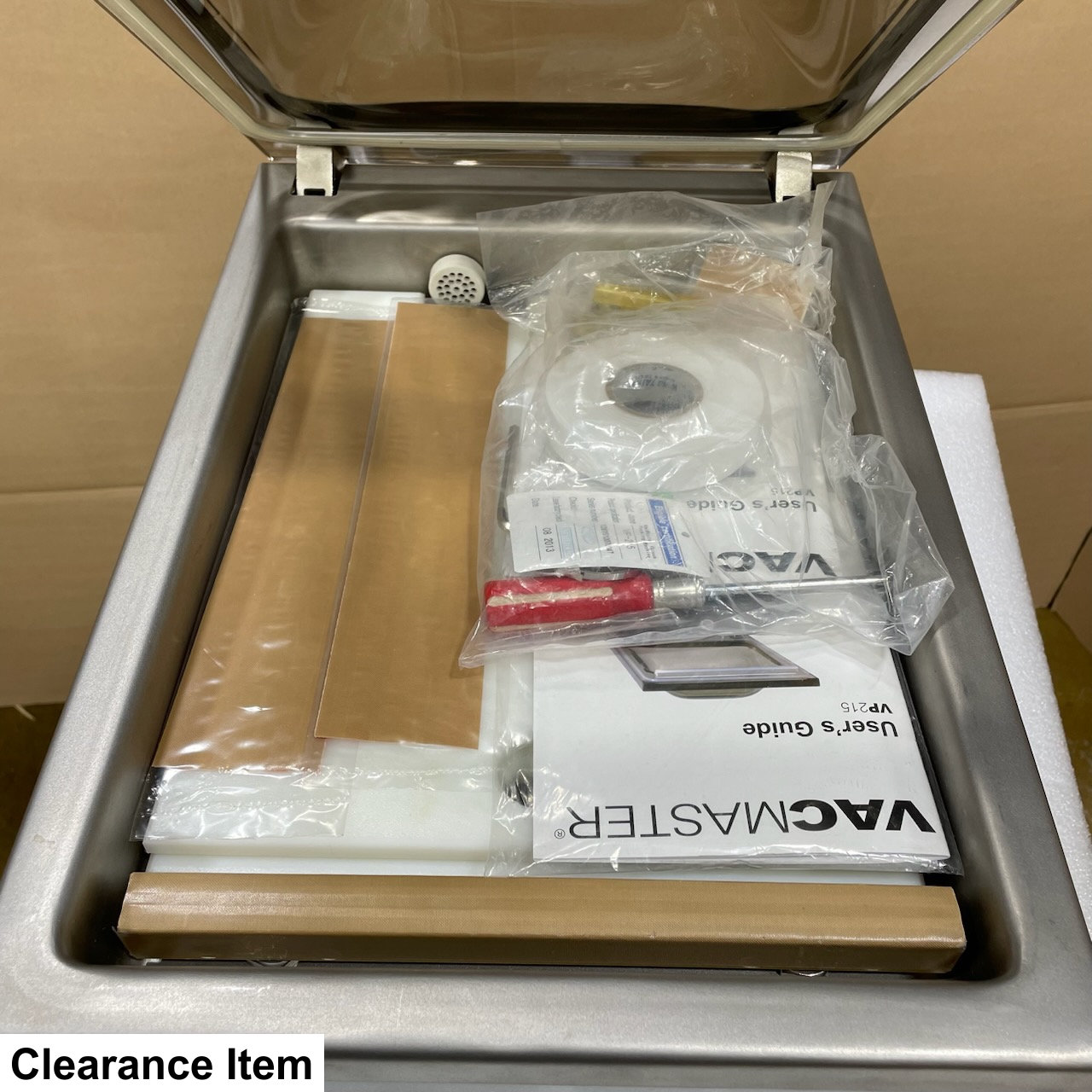 Clearance: ARY VacMaster VP215 Vacuum Sealer manual and bags