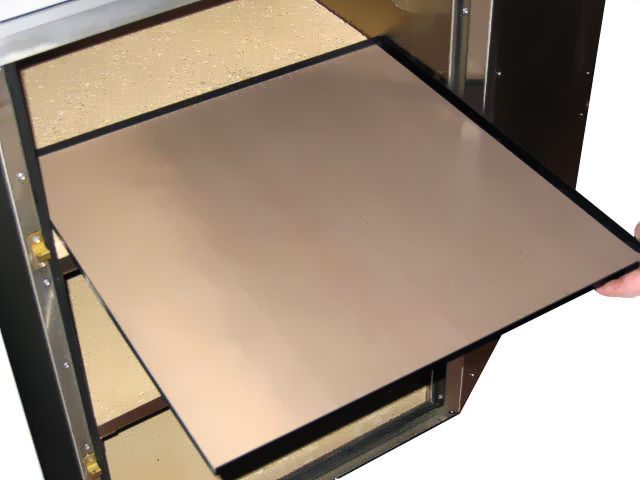 Rofco baking sheet for brick shelves