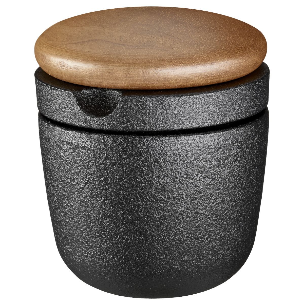 Little Cast Iron Swing Spice Grinder, walnut