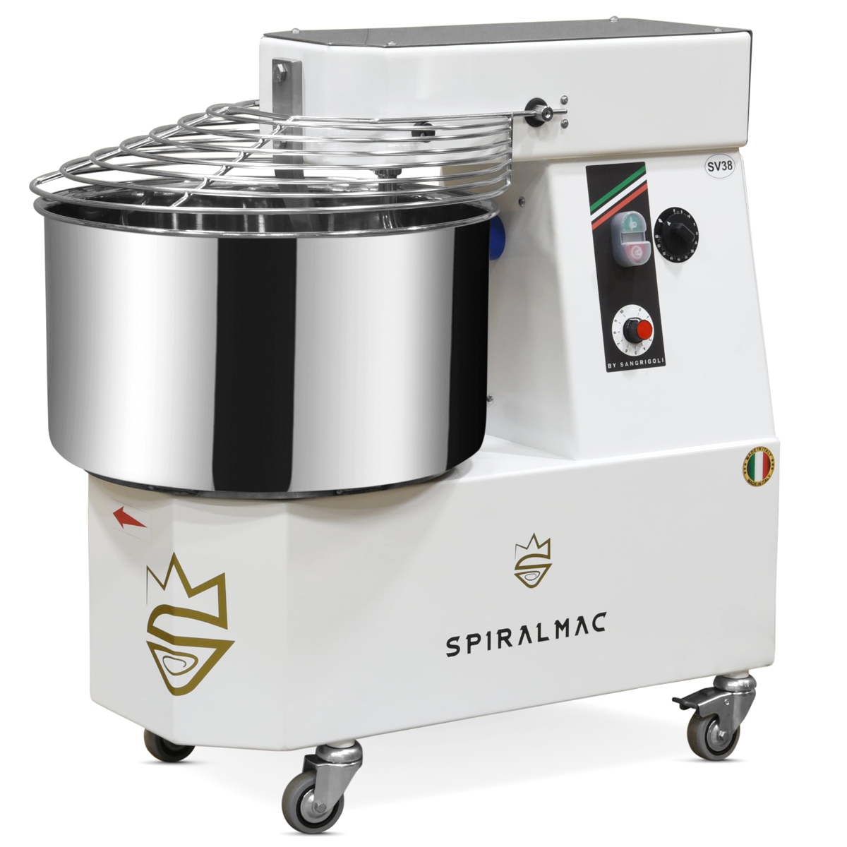 Spiralmac 38kg mixer, 1PH, variable speed, SV38