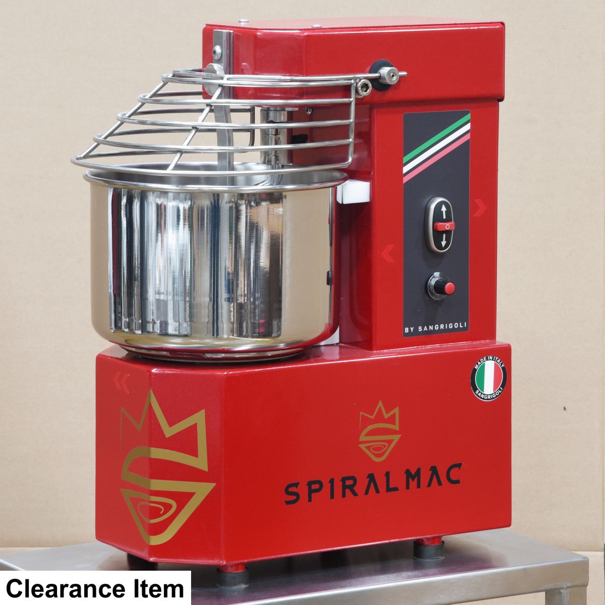 Clearance: Spiralmac Mixer, SV5 Royal Queen, Rossa Red 