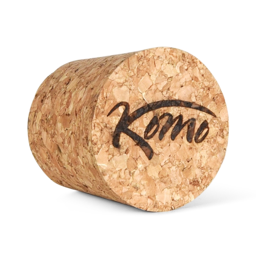 Komo grain mill cork up close
