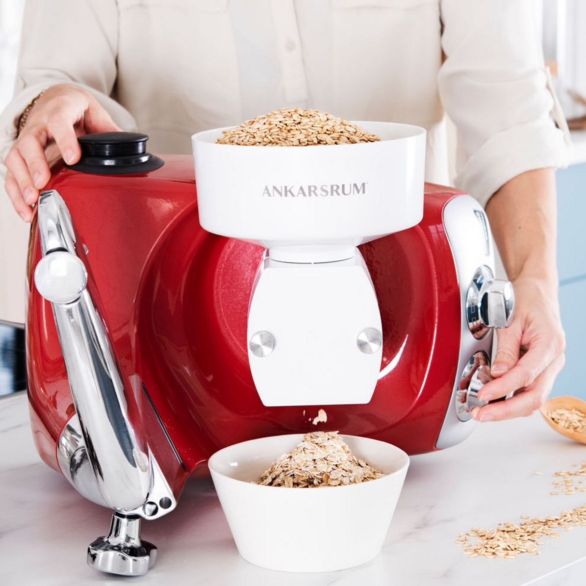Optional grain flaker