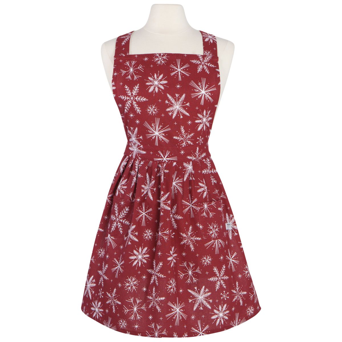 Classic Apron, Christmas Snowflakes