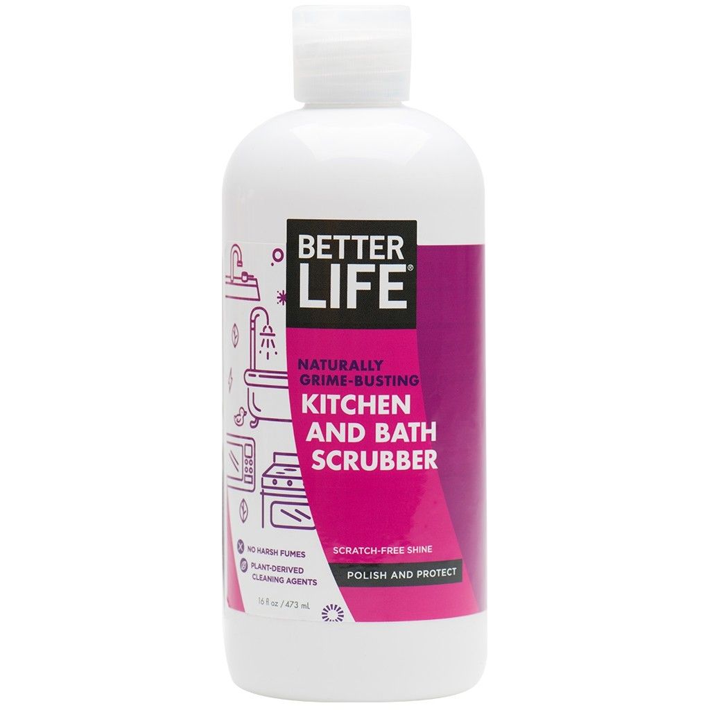 Kitchen & bath scrubber, all natural