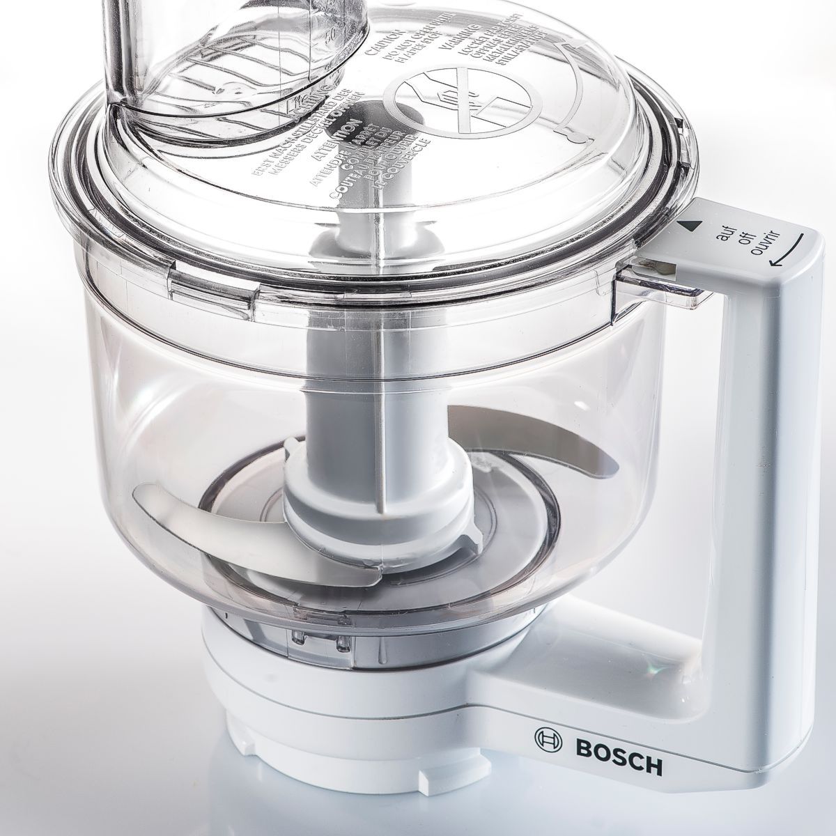 Food Processor accessory for the Bosch Universal Plus mixer.