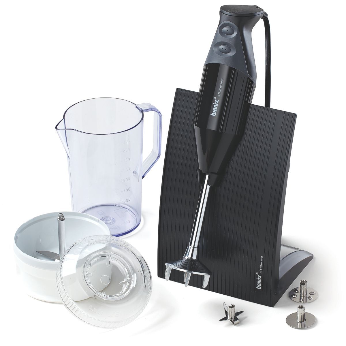 Bamix Swissline Immersion Blender with accessories