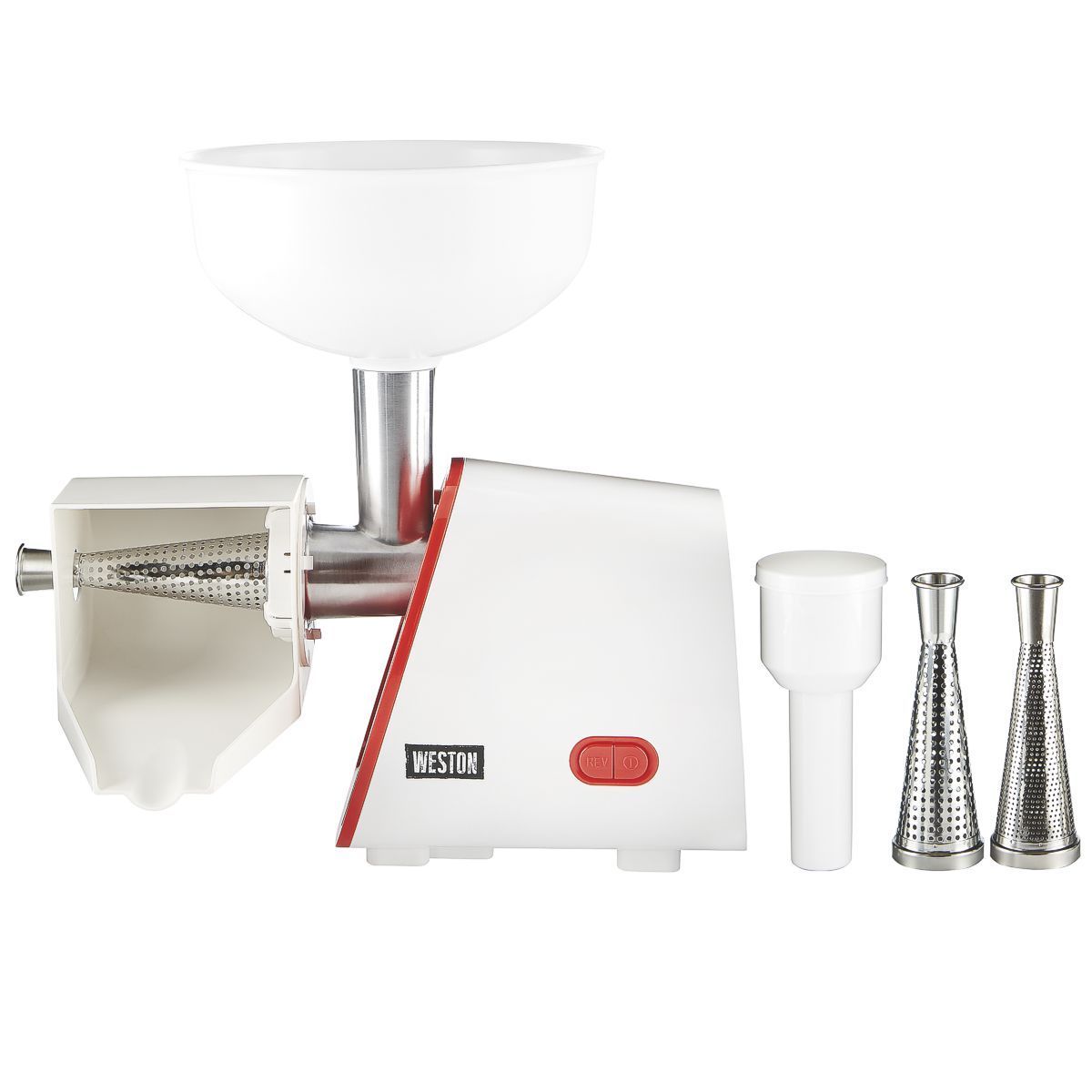 Weston Deluxe electric tomato strainer and sauce maker