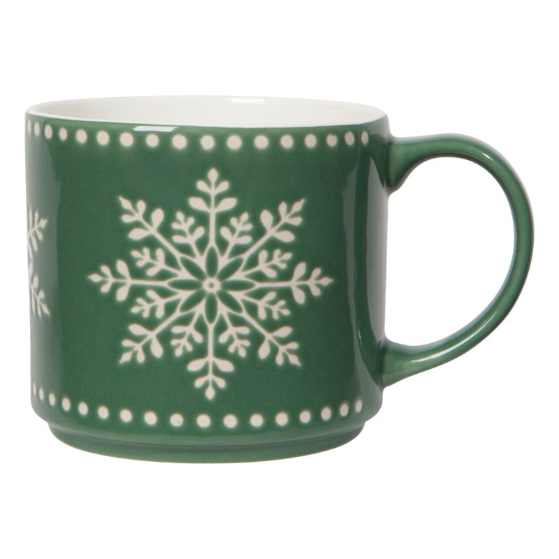Stacking Mug, Good Tidings Snowflake Christmas