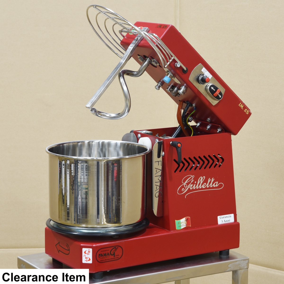 Clearance: Famag IM-5S HH Mixer, Ruby tilting