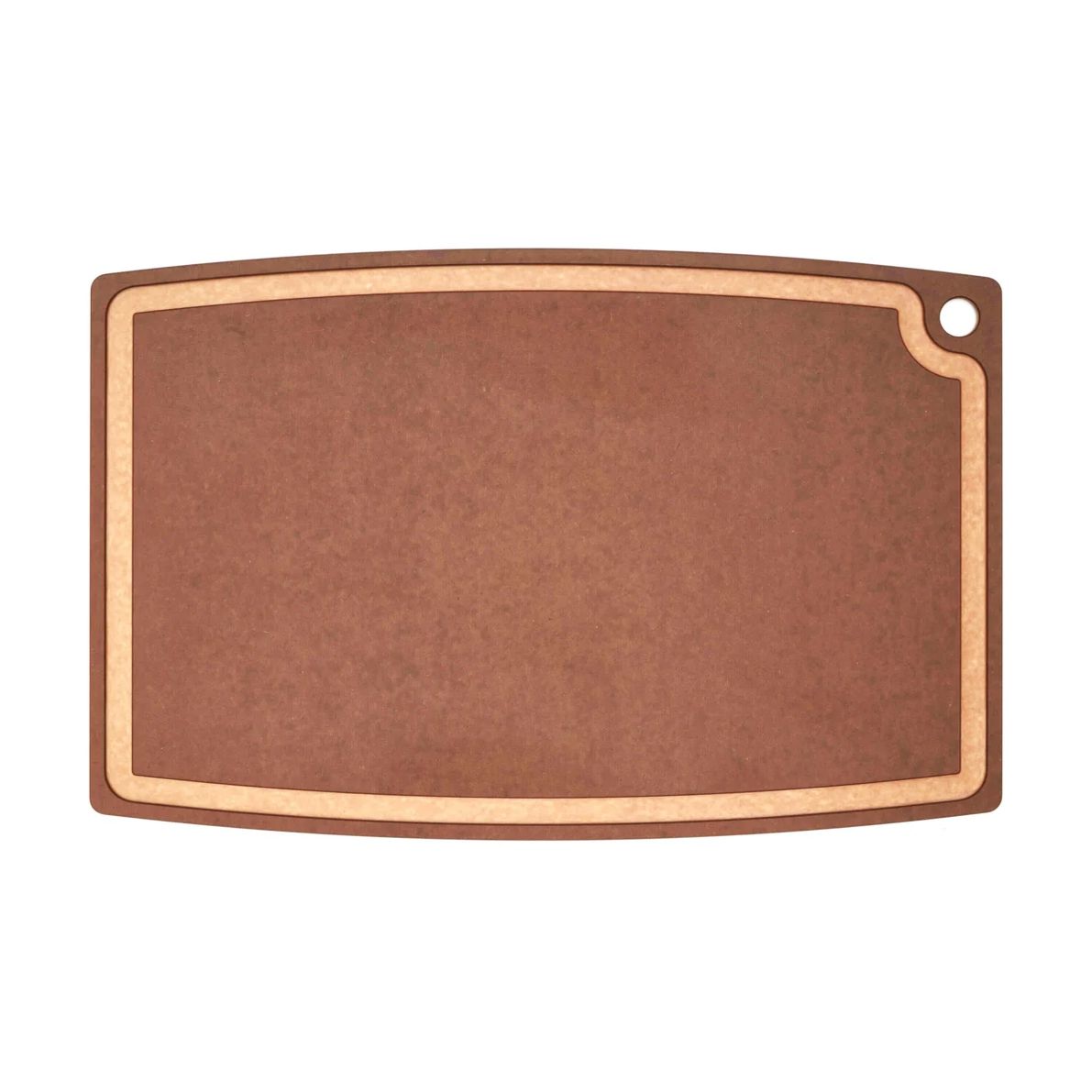 Gourmet Cutting Board, Nutmeg, 27 inch x 17.5 inch