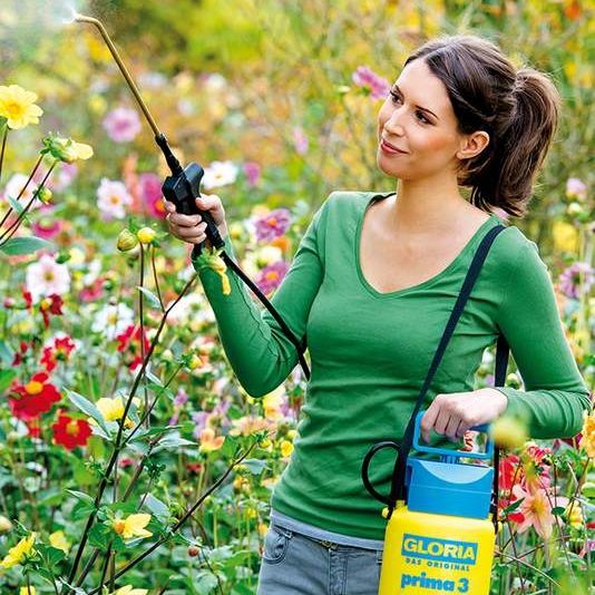 Garden sprayer with brass wand