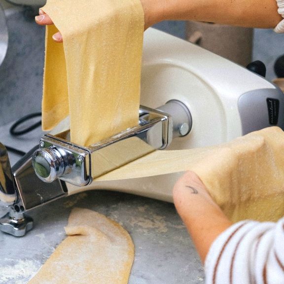 Pasta dough through Ankarsrum Lasagna Roller