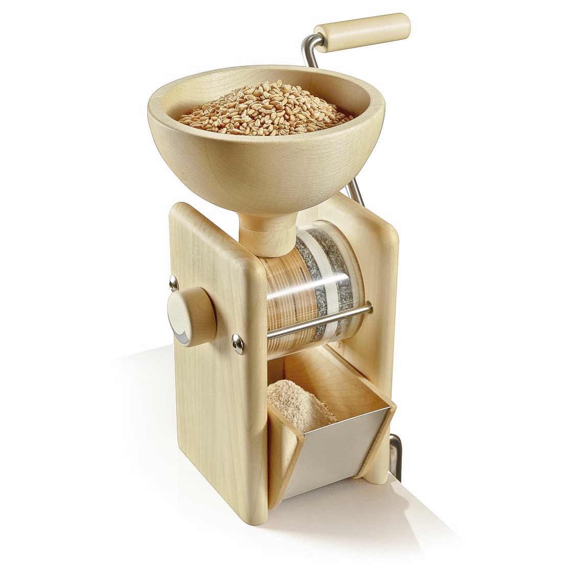 KoMo stone burr hand grain mill flour grinder