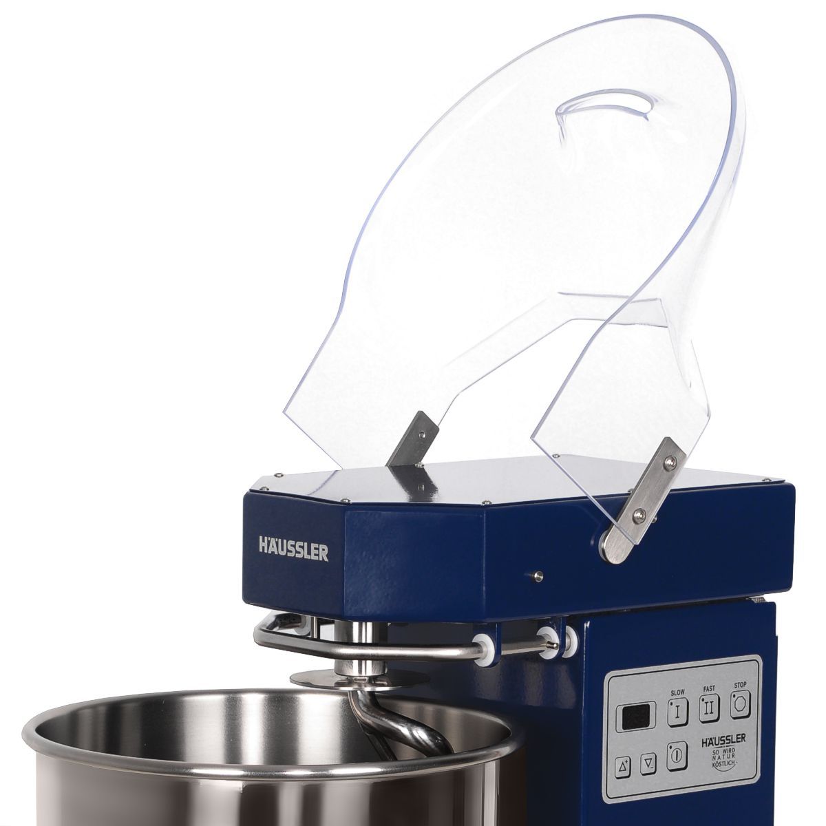 haussler alpha blue mixer splash hood up 1200 1