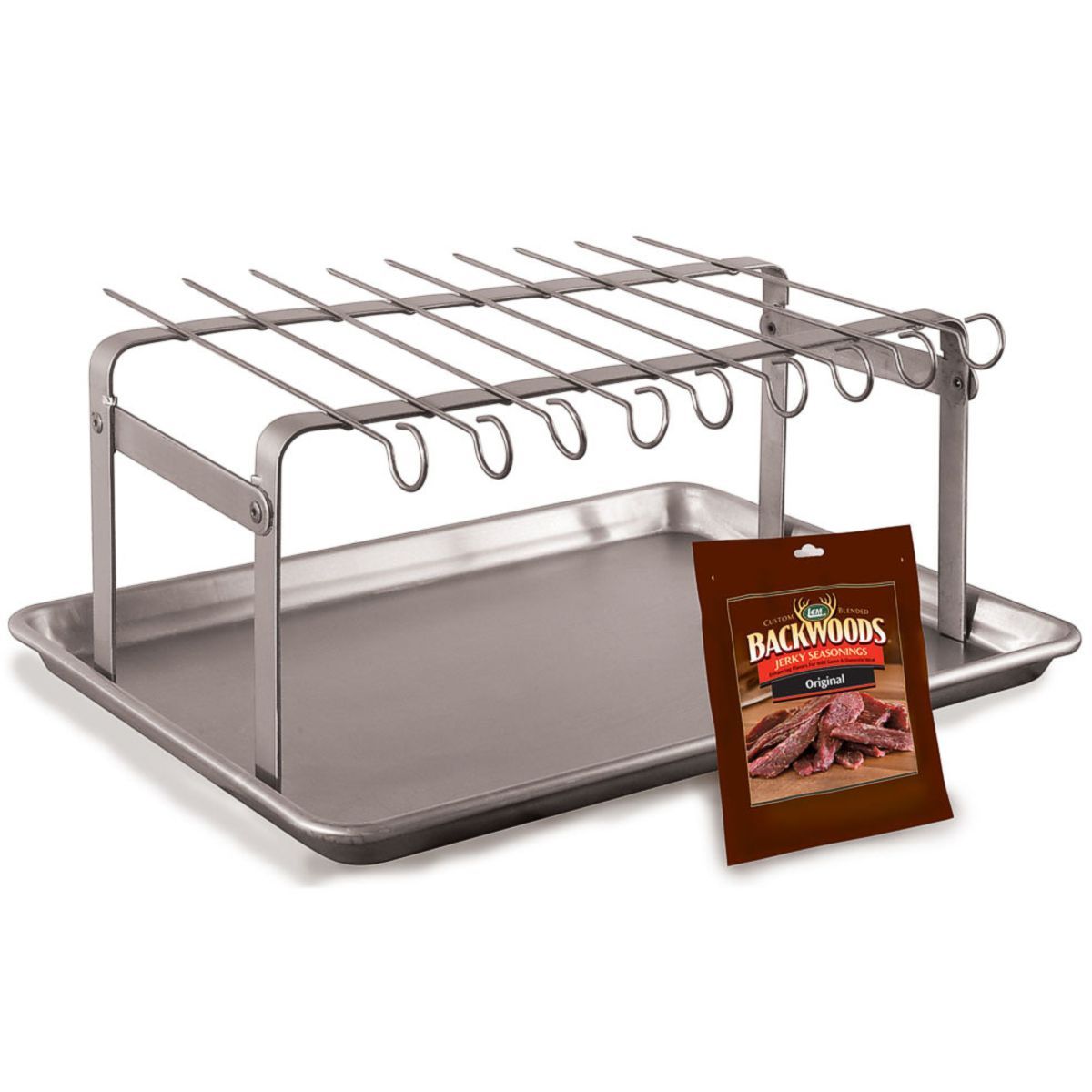 LEM Jerky Hanger w/Skewers & Seasoning