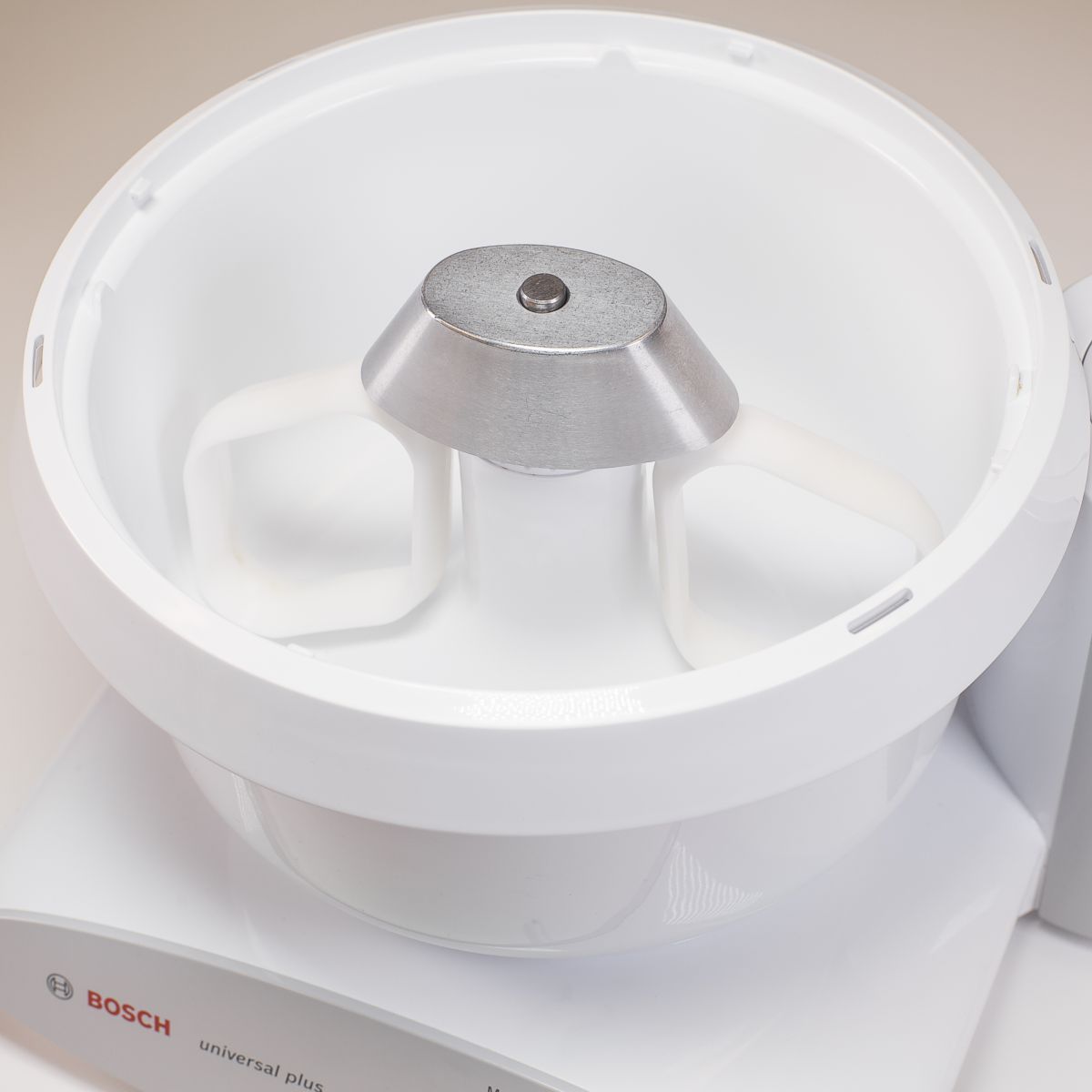 Cookie paddles inside Bosch mixer bowl