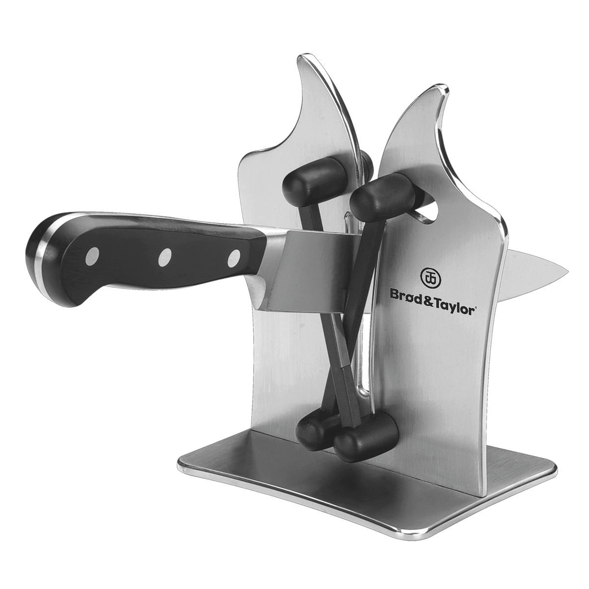 The Brod & Taylor manual knife sharpener. 