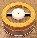 Flour sifter base attachment for KoMo grain mills