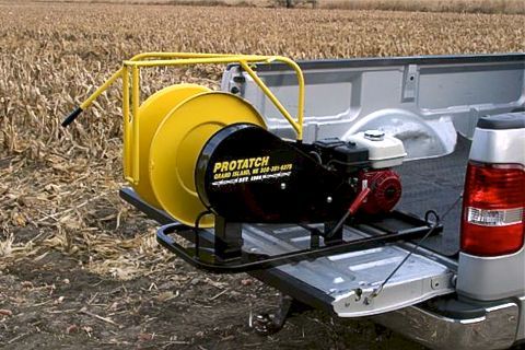 Wire winder with 5.5HP Honda engine