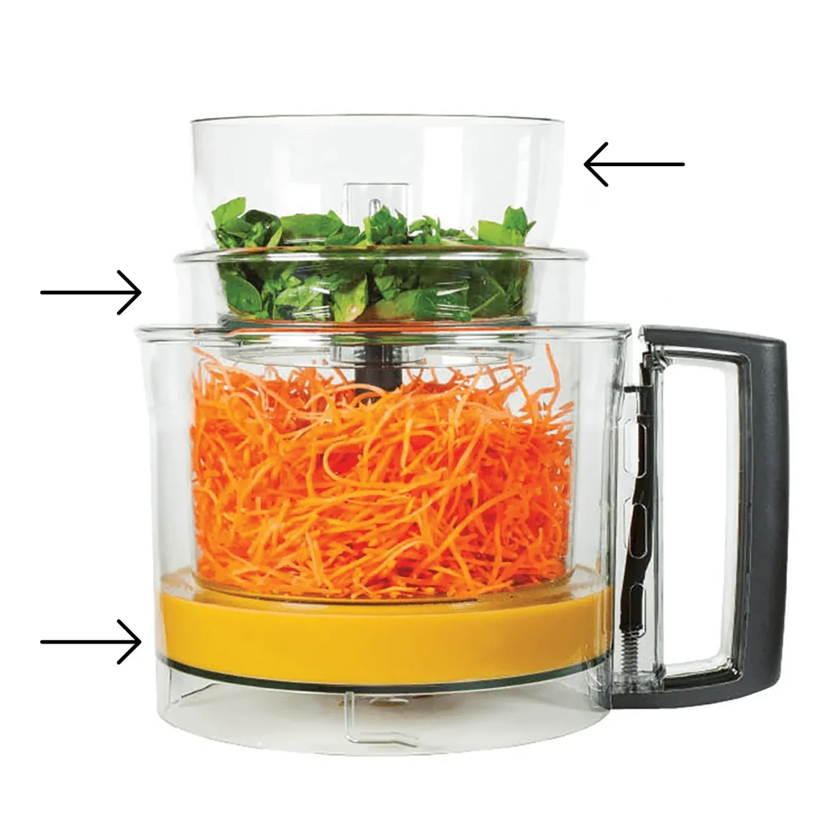 3 work bowls for Magimix Food Processor 4200 XL