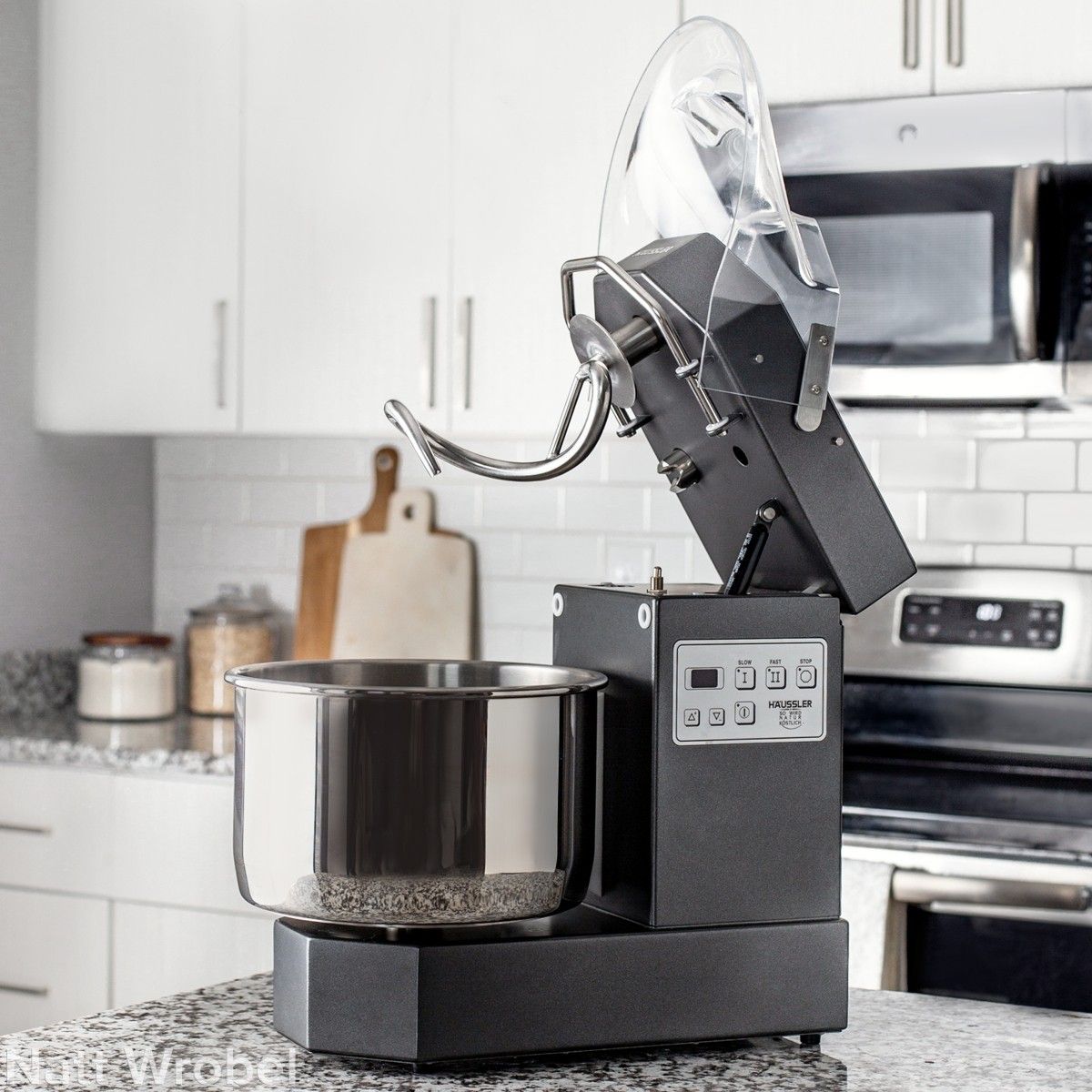 Haussler Alpha spiral mixer for bread, pizza and more