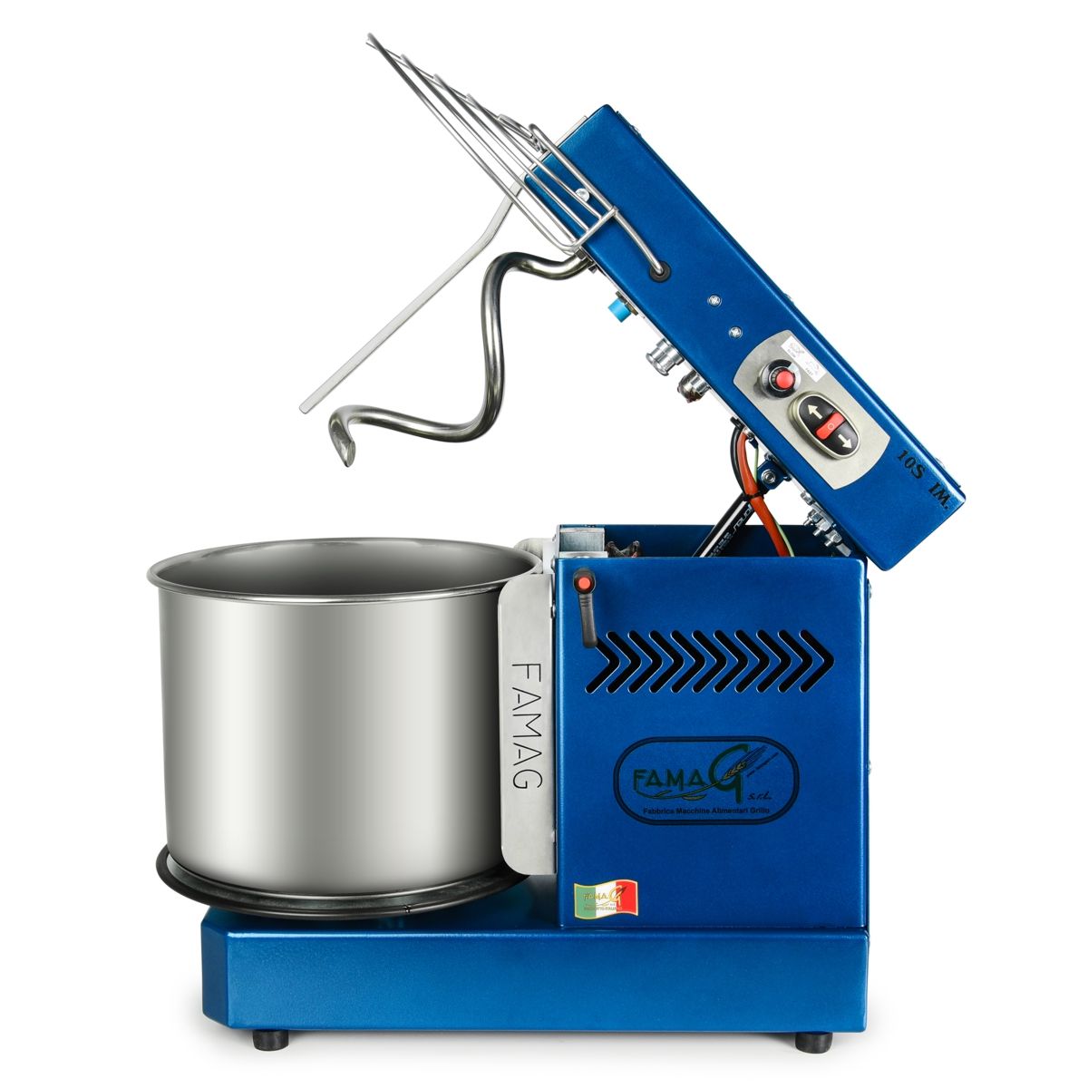 famag im 10s spiral dough mixer tilting head marina 1200 1 1