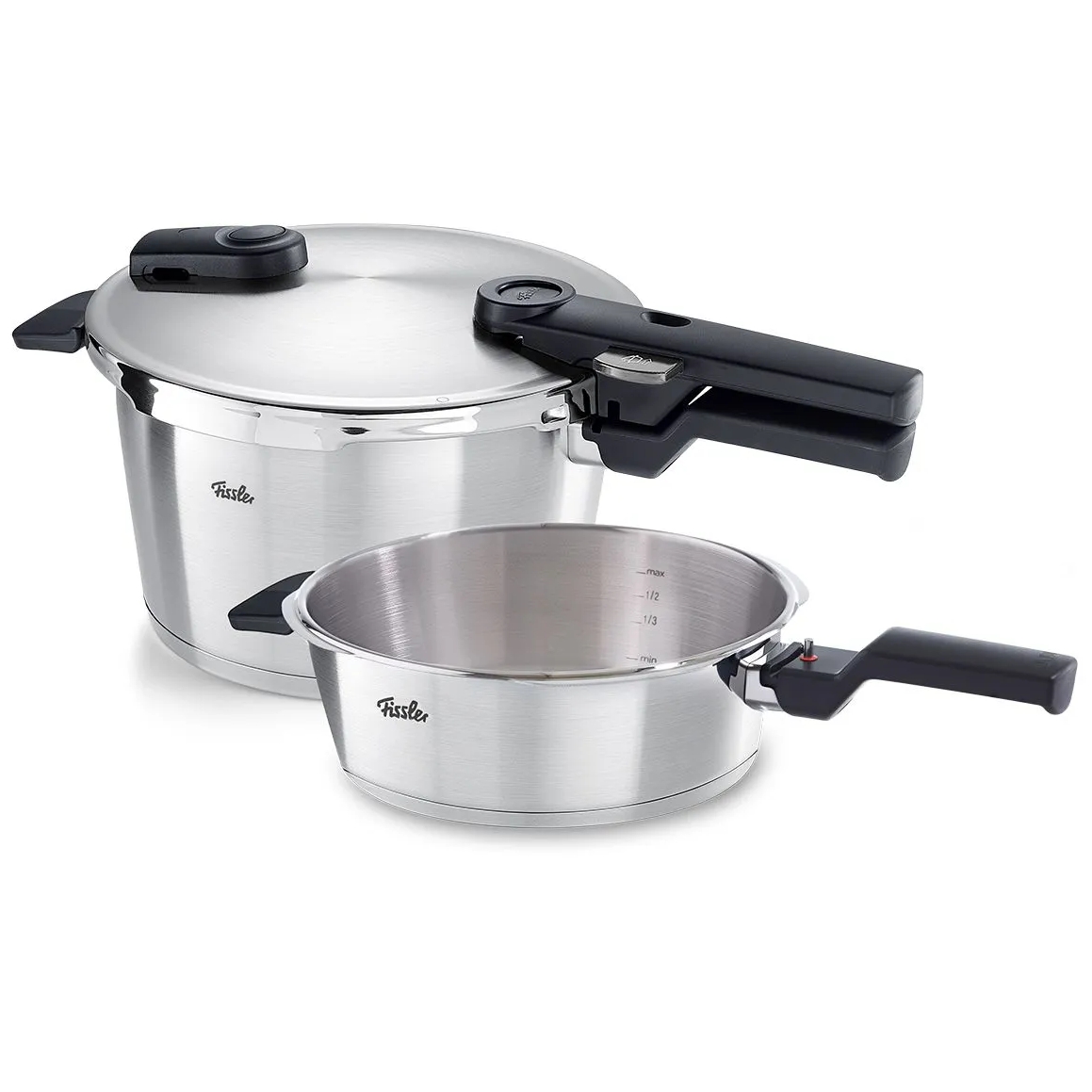 Vitaquick® Premium 2-piece set, 2.6 qt Pressure Skillet, 4.8 qt Pressure Cooker