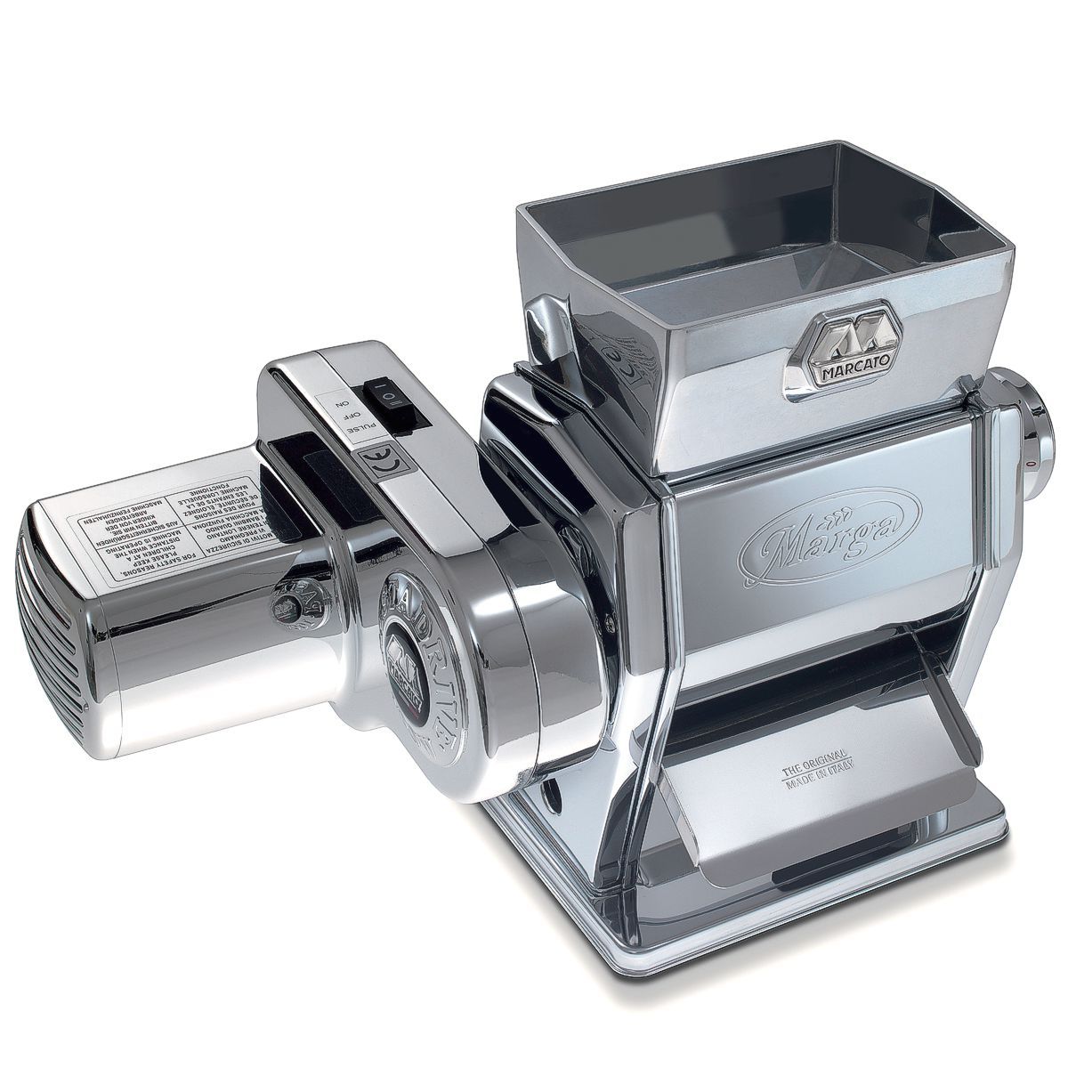 Marcato grain flaker mill with motor attachment