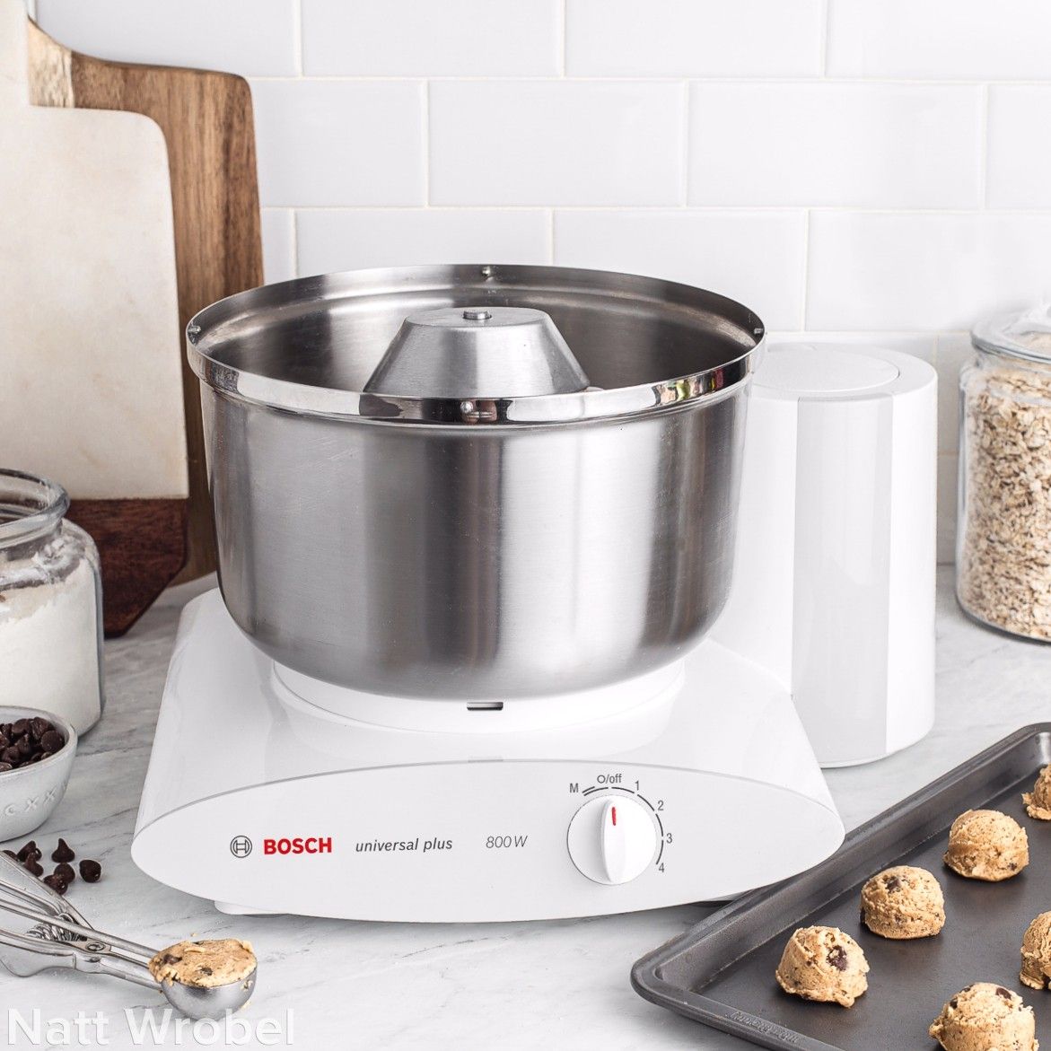 Bosch stainless steel ER2 bowl on Universal Plus mixer