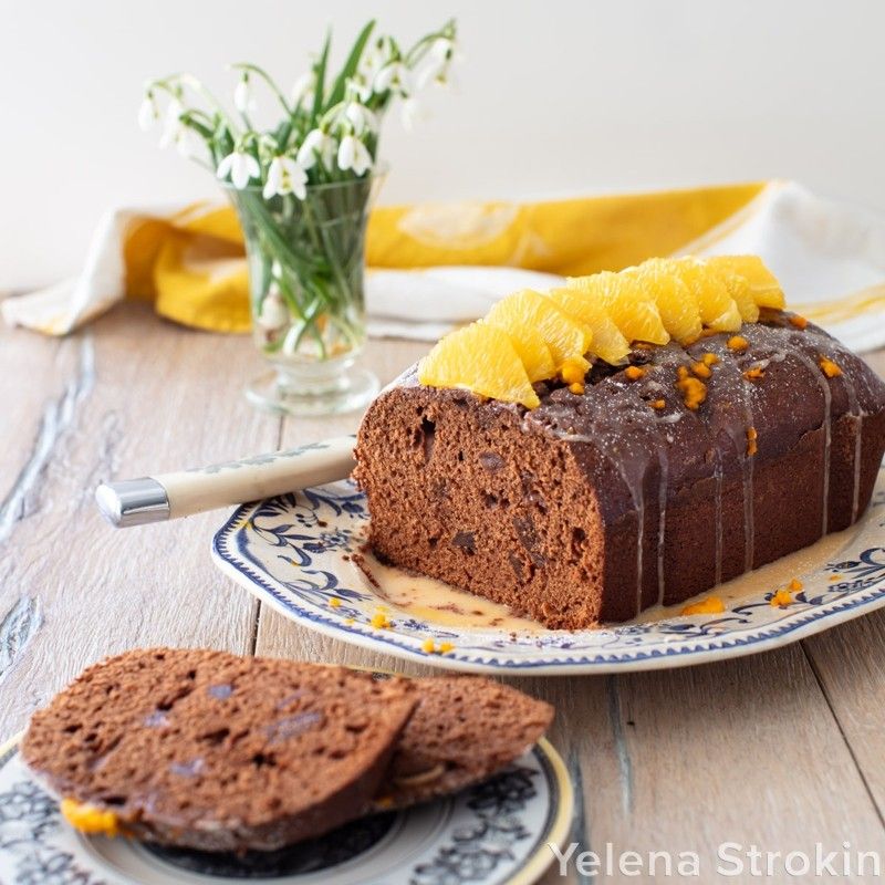 Chocolate orange cake baked in Zojirushi bread machine