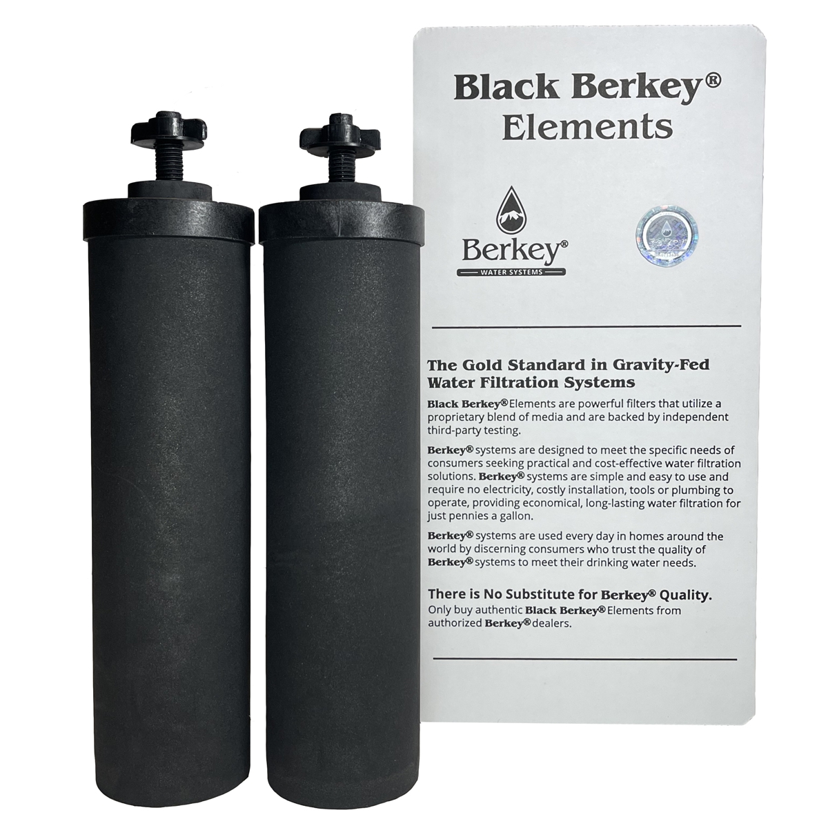 Black Berkey water purification elements