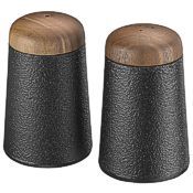 cast iron salt and pepper set, #0076