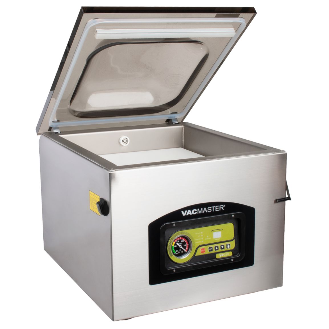 The Vacmaster VP320 commercial vacuum food sealer. 