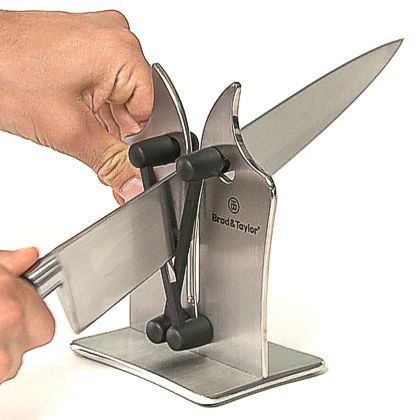The Brod & Taylor manual knife sharpener. 