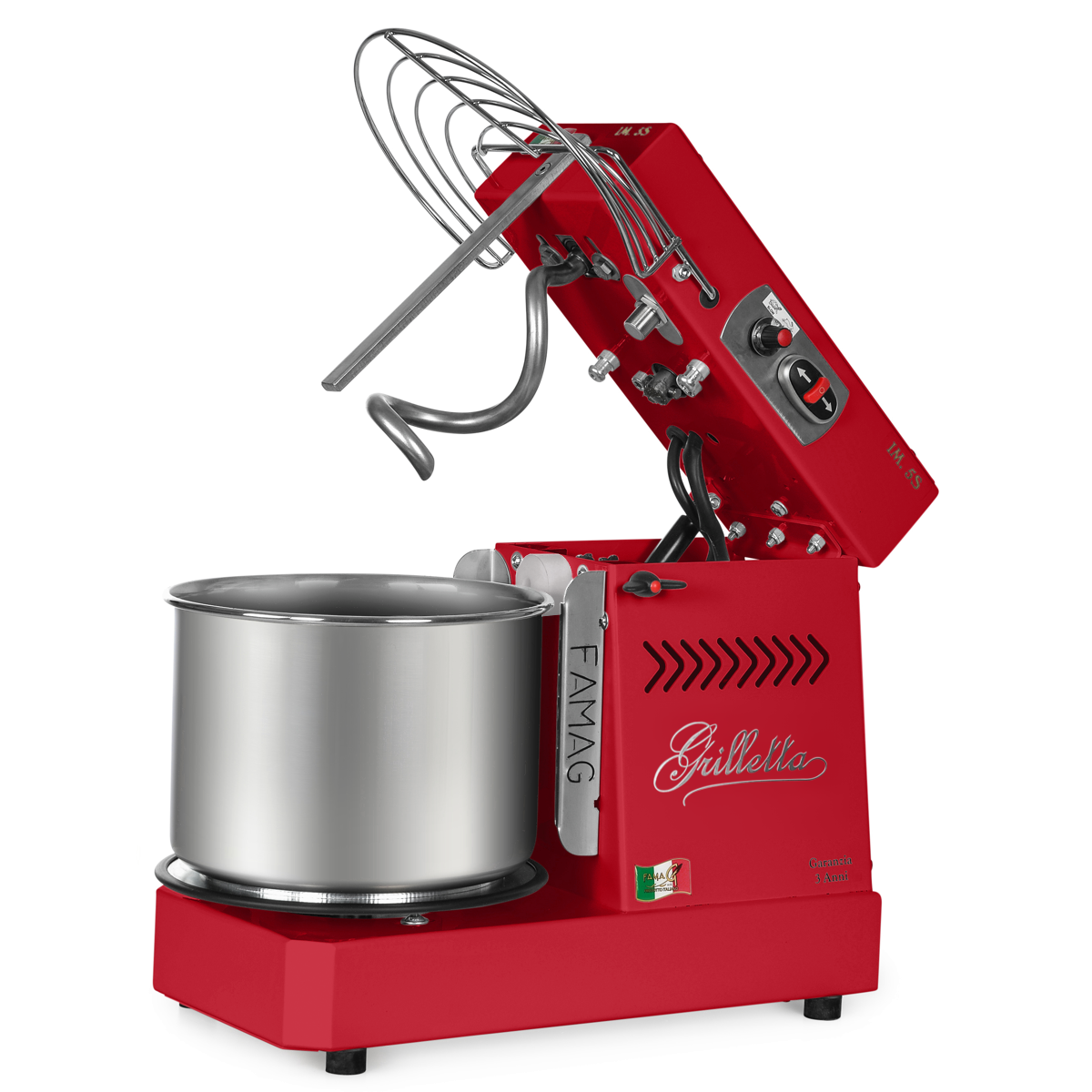 famag griletta im5s 8 liter spiral mixer ruby 1200 2
