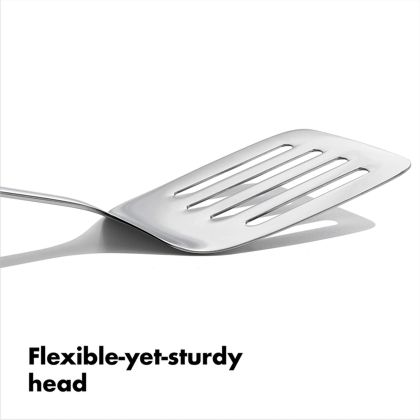 oxo 3120600 steel cooking turner flexible sturdy 420