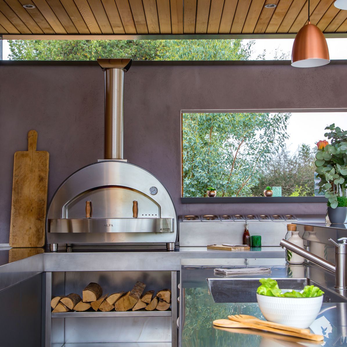 Outdoor kitchen pizza oven, Alfa 4 Pizze