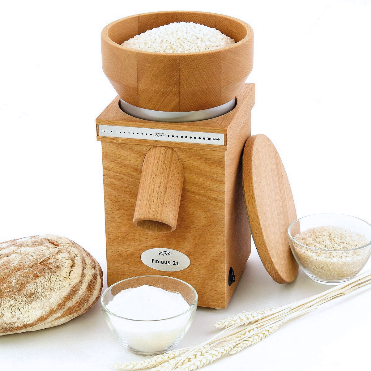 Fidibus 21 grinding white rice