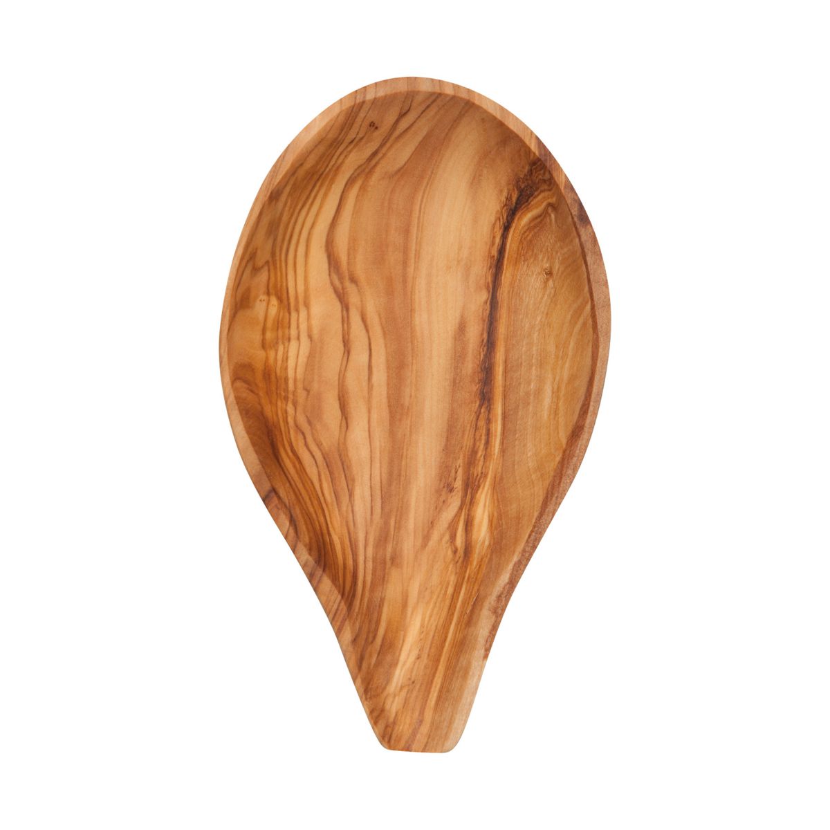 Olive wood spoon rest