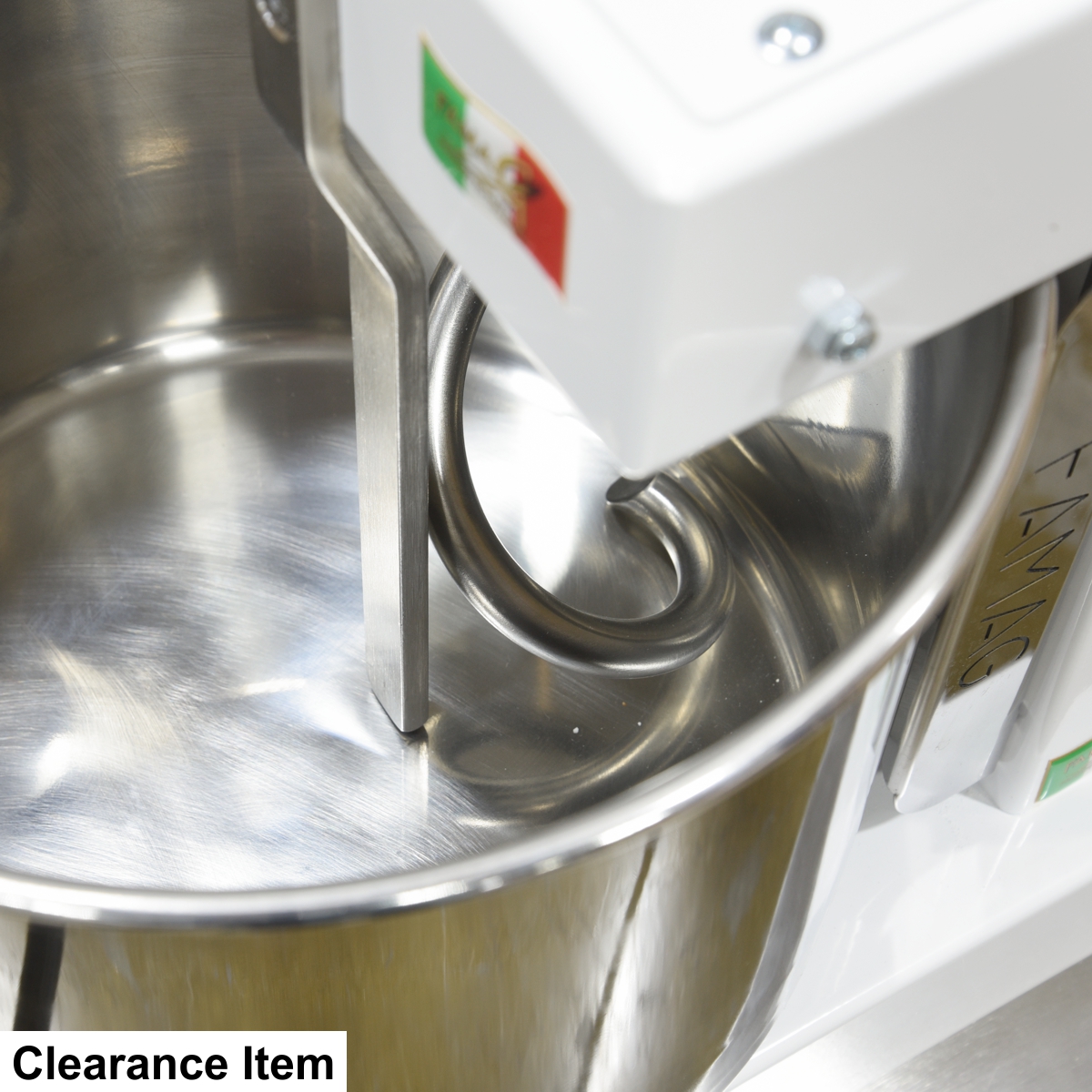 Famag IM-10 Mixer w/Fixed Head, Arctic White Bowl
